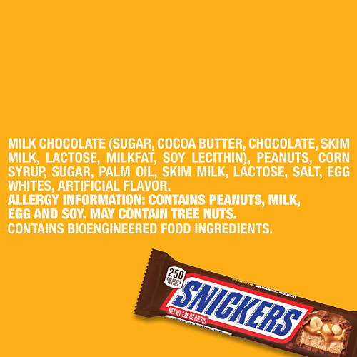 Mars SNICKERS Full Size Chocolate Candy Bar, 1.86 oz Bar